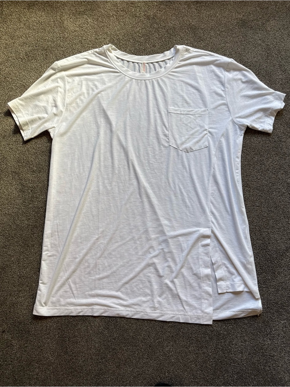 FP Movement by Free People White Short Sleeve Pocket Tee